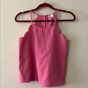 Purpled pink frill top!